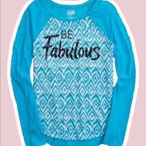 💕JUSTICE long sleeve youth size 12